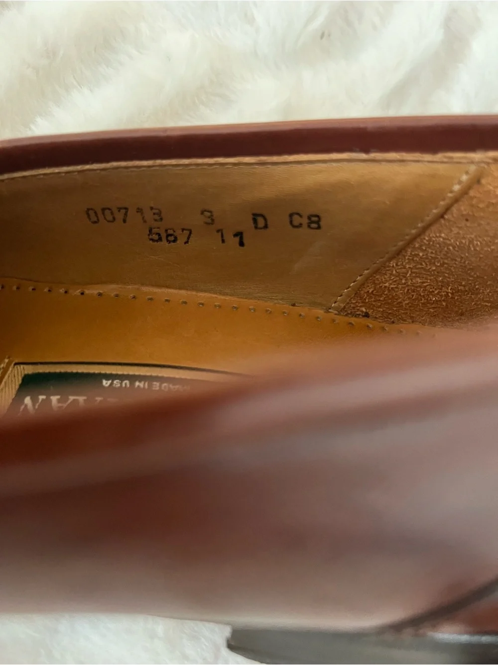 Cole Haan Vintage Mahogany Leather Bit Loafers Size 9